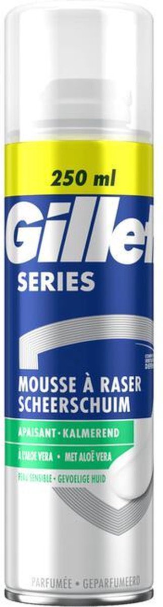 Goedkoopste Gillette Series Sensitive Scheerschuim Mannen - 250 ml