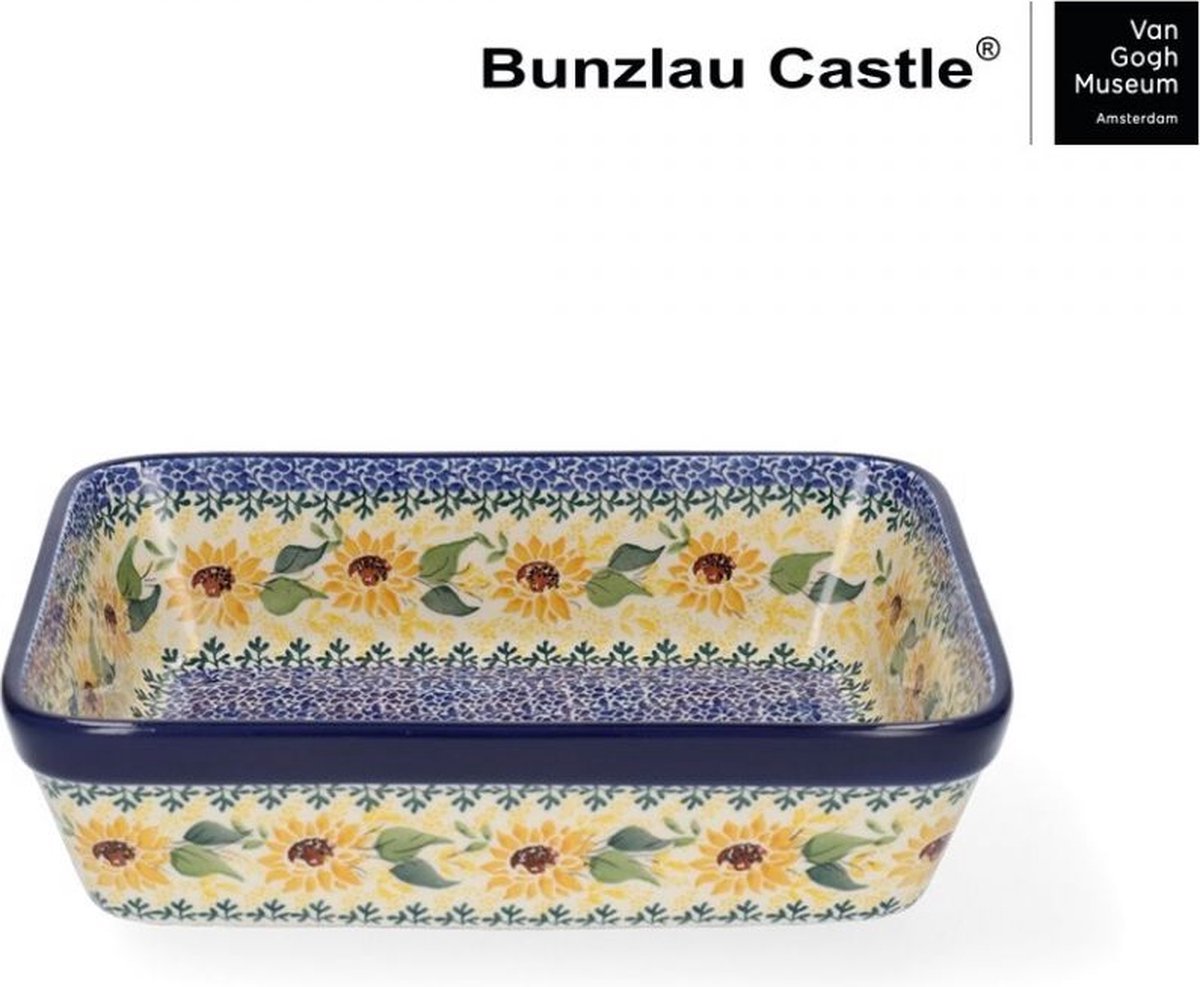 Bunzlau Castle Ovenschaal Rechthoek 1880 ml Van Gogh Sunflowers