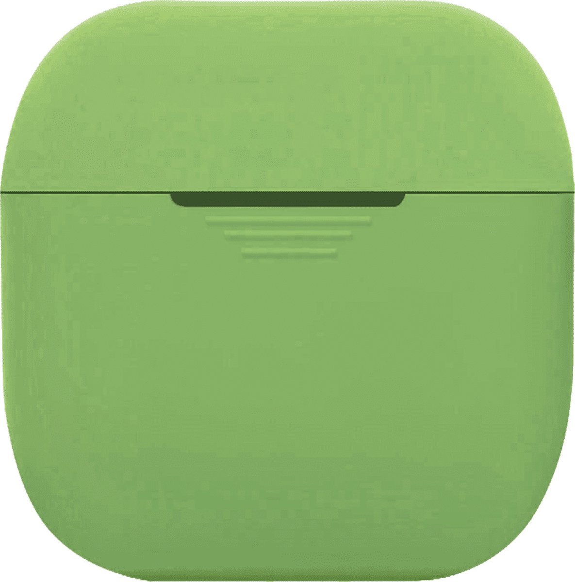 Telefoonglaasje Headset Hoesje - Geschikt voor Apple AirPods - Siliconen - Groen - Beschermhoes - Case