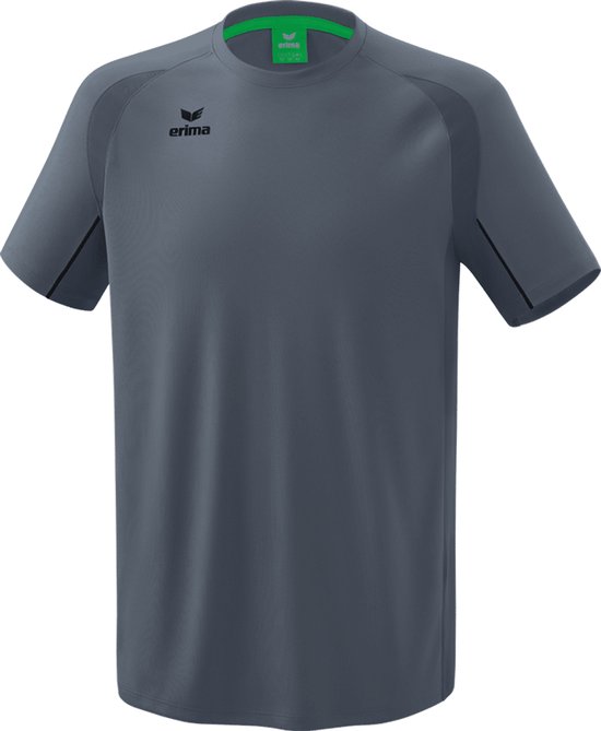Erima Liga Star Training T-Shirt Heren - Slate Grey / Zwart | Maat: XXL