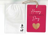 Carte Saint Valentin - carte de voeux - Happy Saint Valentin - amour - PaperArt