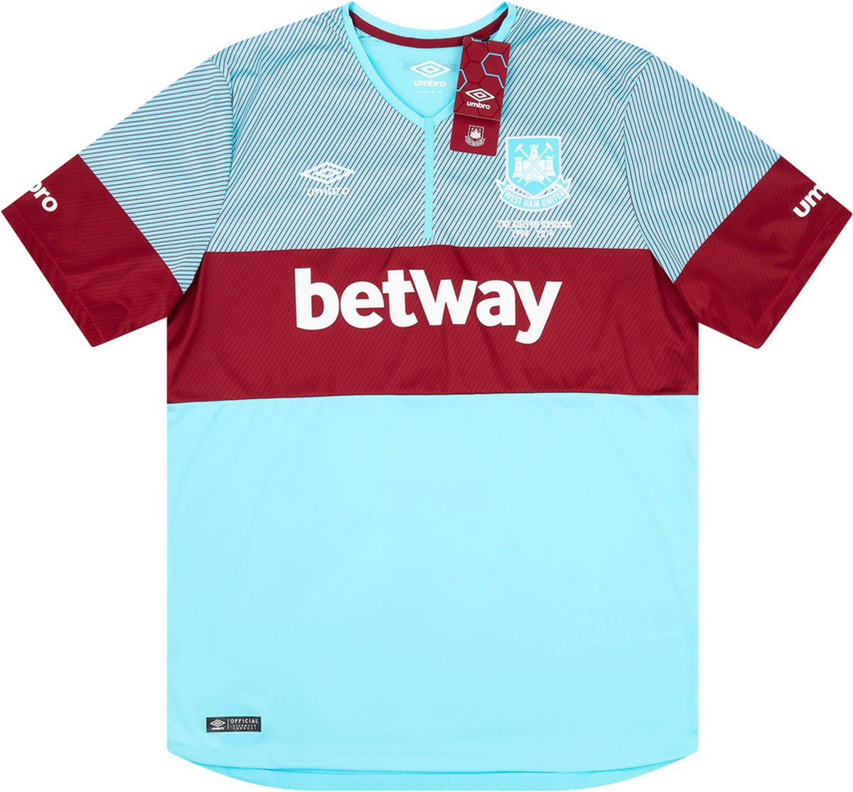 Retro Umbro shirt West Ham United seizoen 2015/16 maat Large