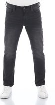 Mustang Heren Jeans Broeken Real X Oregon tapered Fit Zwart Volwassenen Denim Jeansbroek Spijkerbroek heren
