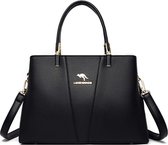 N3 Collecties PU Lederen Designer luxe handtassen draagtas dames-Zwart