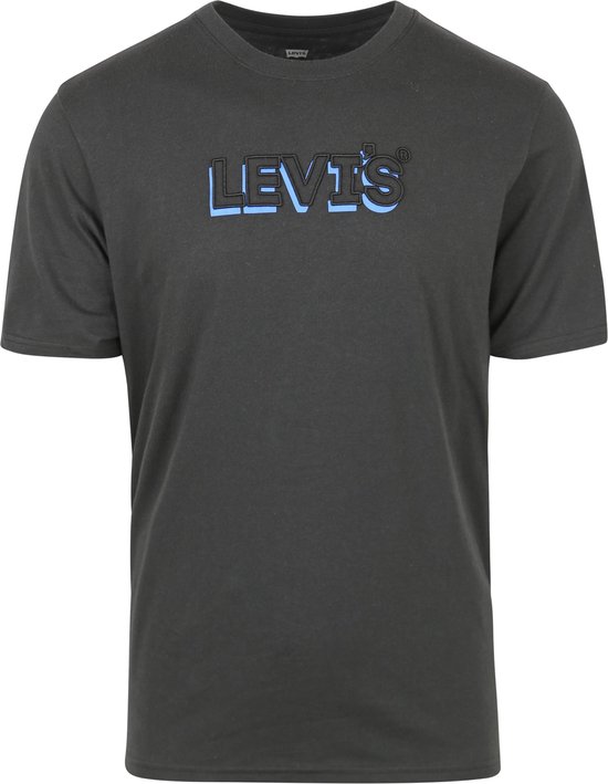 Levi's - Relaxed T-Shirt Zwart - Heren - Maat S - Regular-fit