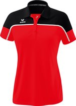 ERIMA Change Polo Dames Rood-Zwart-Wit Maat 40