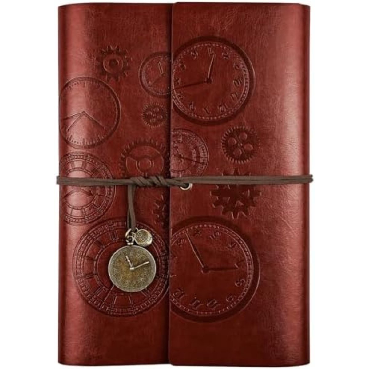 Notitieboek Ringband - Rood Bruin