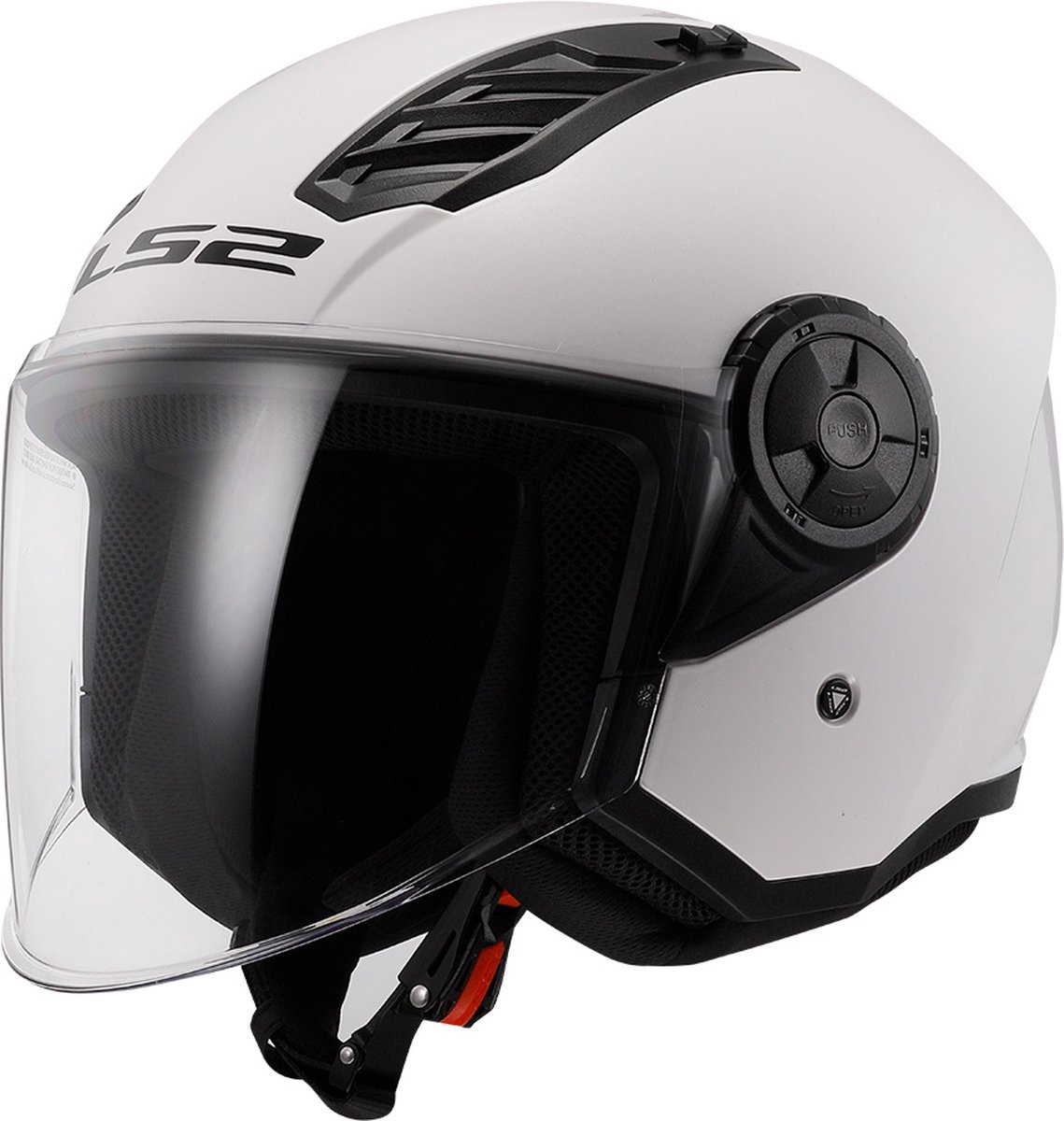 LS2 Helm Airflow II Solid OF616 wit maat S