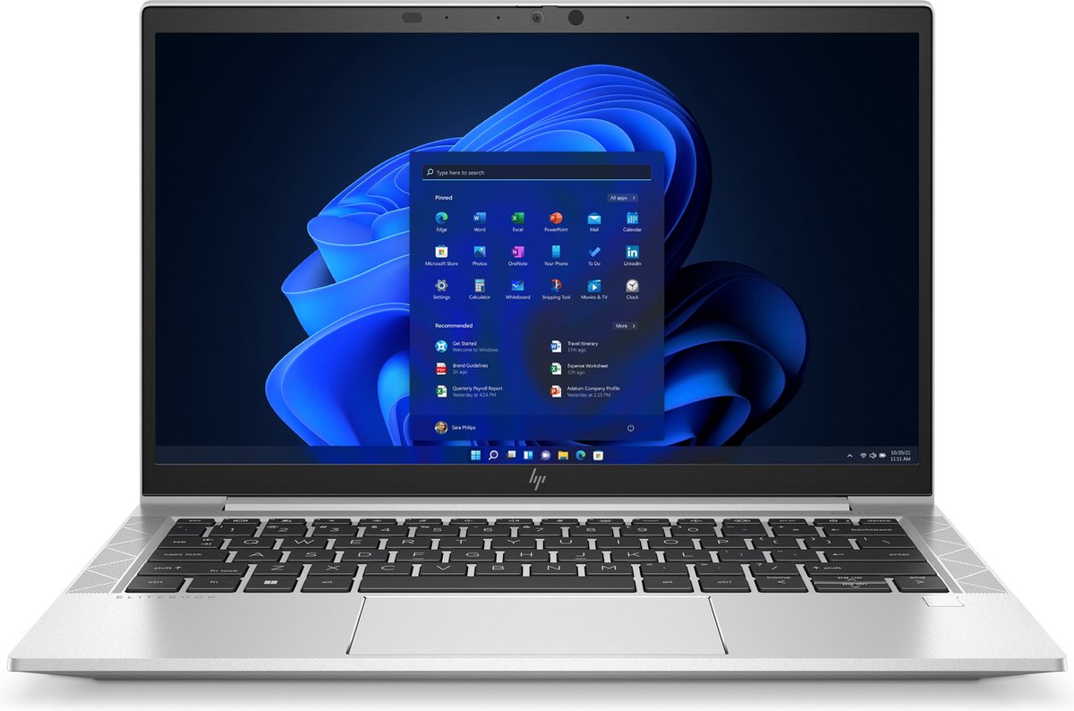 HP EliteBook 830 G8 Intel® Core™ i5 i5-1135G7 Laptop 33,8 cm (13.3") Full HD 8 GB DDR4-SDRAM 256 GB SSD Wi-Fi 6 (802.11ax) Windows 10 Pro Zilver