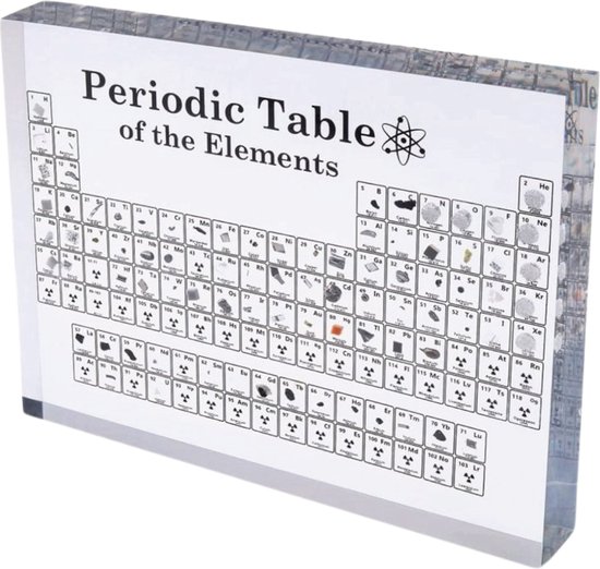 Periodiek Systeem der Elementen - Scheikunde - Chemie - Acrylic - Periodic Table - Natuurkunde