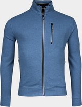 Baileys Vest Blauw Sweat Cardigan Zip all over wa 412242/635