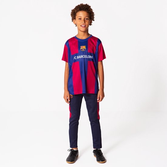 FC Barcelona Thuis Shirt Kids 23/24 - Maat 116 - Sportshirt Kinderen - Blauw/Rood