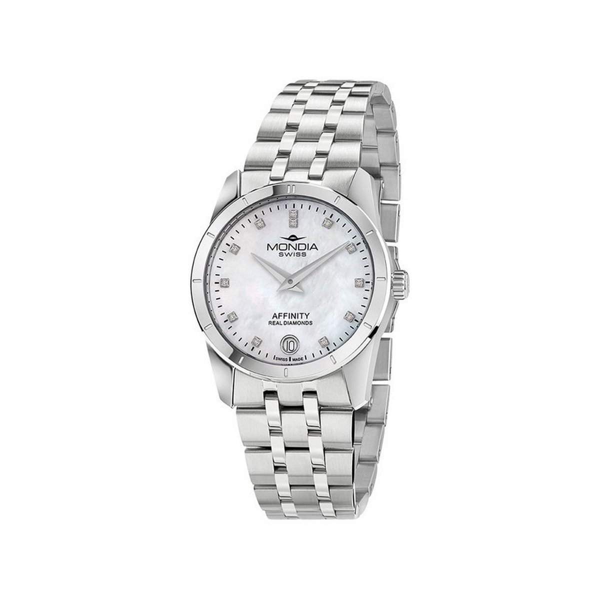 Mondia - MS-205-SS-MPDWT-CM - Polshorloge - Dames - Quartz - Affinity Sport Lady