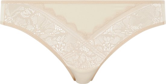 Chantelle EasyFeel - Floral Touch - Evolutieve slip - Golden Beige - 38