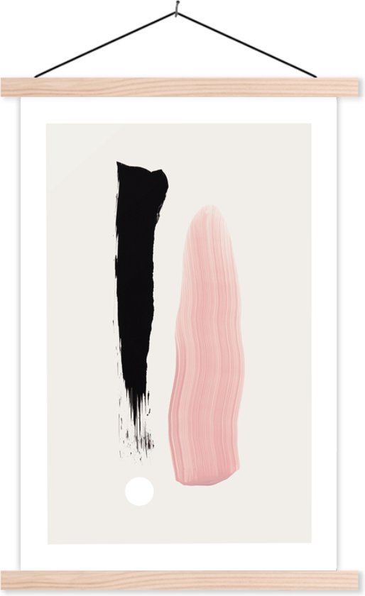 Porte-affiche avec affiche - Affiche scolaire - Peinture - Pastel - Design - 120x180 cm - Lattes vierges