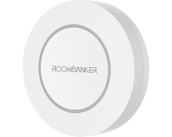 RoomBanker Paniek- of Noodknop EB1 – Paniekalarm met één druk op de knop – Communicatie over extreem lange afstanden tot 1900 m in tweerichtingscommunicatie met hub – Moet werken met RoomBanker PICO of Station hub.