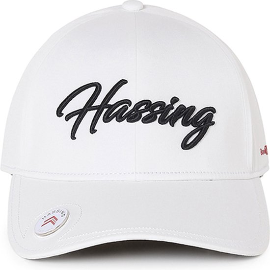 Hassing1894 model ARUGHT WHITE cap baseball cap wit golf