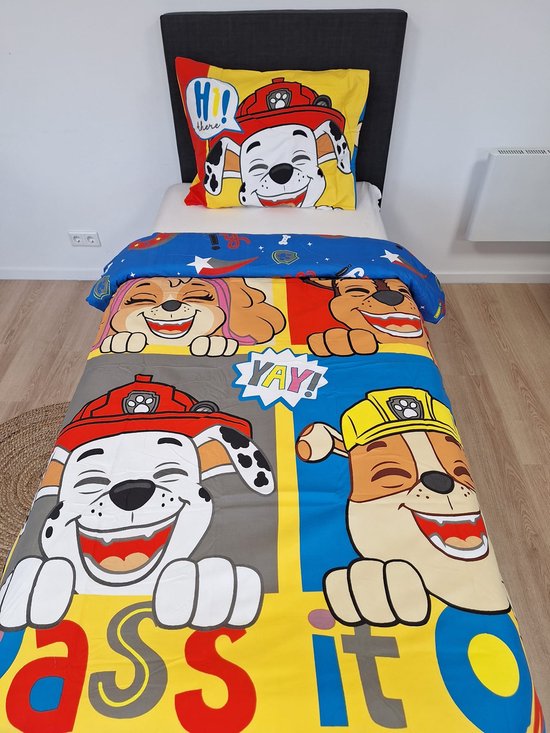 Paw Patrol Dekbedovertrek 140x200 cm - Pass it on Chase Marshall en Skye - nickelodeon van Nickelodeon — afbeelding 3