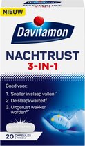 Bol.com Davitamon Nachtrust 3-in-1 - 4 x 20 capsules aanbieding