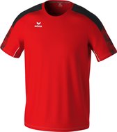 Erima Evo Star T-Shirt Kinderen - Rood / Zwart | Maat: 128