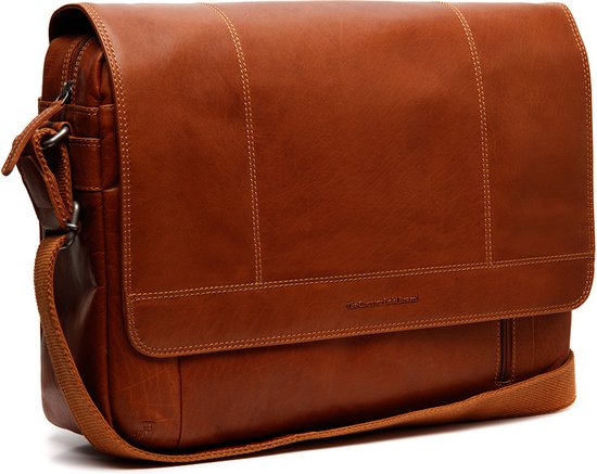 The Chesterfield Brand Sac pour ordinateur portable en cuir Cognac Tampa