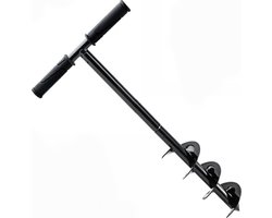 Grondboor - Tuinboor - Palenboor - Boor - Tuin - ø 10 cm - Lengte 60 cm - Handmatig