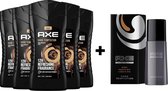 Axe Douchegel - Dark Temptation - 5 x 250 ml + EDT Spray 50 ml