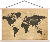 Vintage du monde vintage avec le mot aventure 60x40 cm