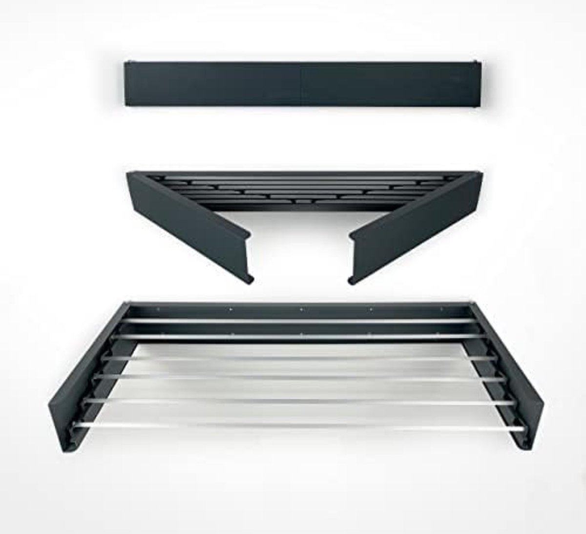 Goedkoopste Wanddroogrek - Wanddroogrek Ophangbaar - Zwart