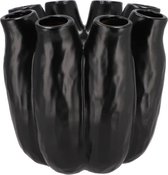 Vase Luna - Vase - Zwart - 19x19cm - Céramique