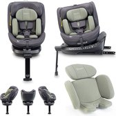 BabyGO autostoel Move 360 - Draaibare i-Size autostoel met isoFix - voor kinderen van 40-150cm - Groen