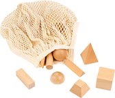 Educo Geometrische vormen - Vormen herkennen - Houten speelgoed - Houten puzzel - Educatief speelgoed - Kinderspeelgoed - Incl. opbergnetje - Vanaf 3 jaar