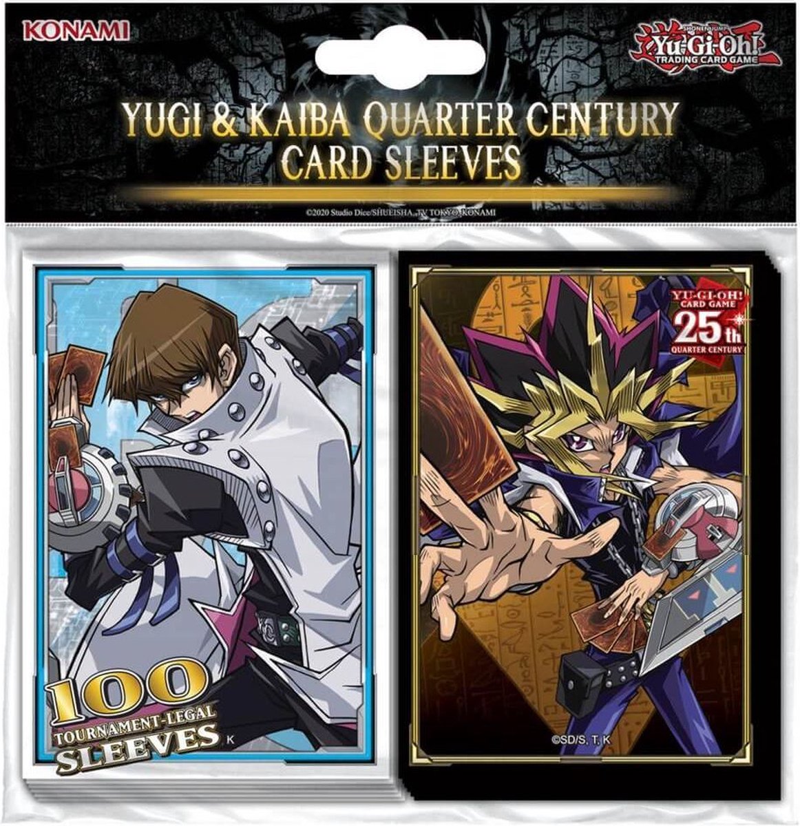 Yu-Gi-Oh Yugi & Kaiba Quarter Century Sleeves (100)
