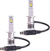 H1 koplamp set daglichtwit 6000K - 35 Watt & 2000 Lm/stuk | 12VDC - actieve koeling