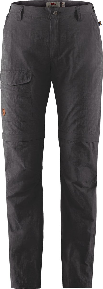 Fjallraven Travellers Mt Zip-Off Trs M Heren Afritsbroek Dark 58 Grijs