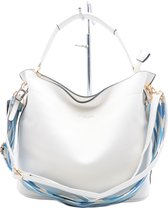 Flora & Co - Bag in bag/tas in tas - handtas/crossbody - fashion riem - wit