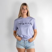 Monnq T-Shirt Lavender (Black)