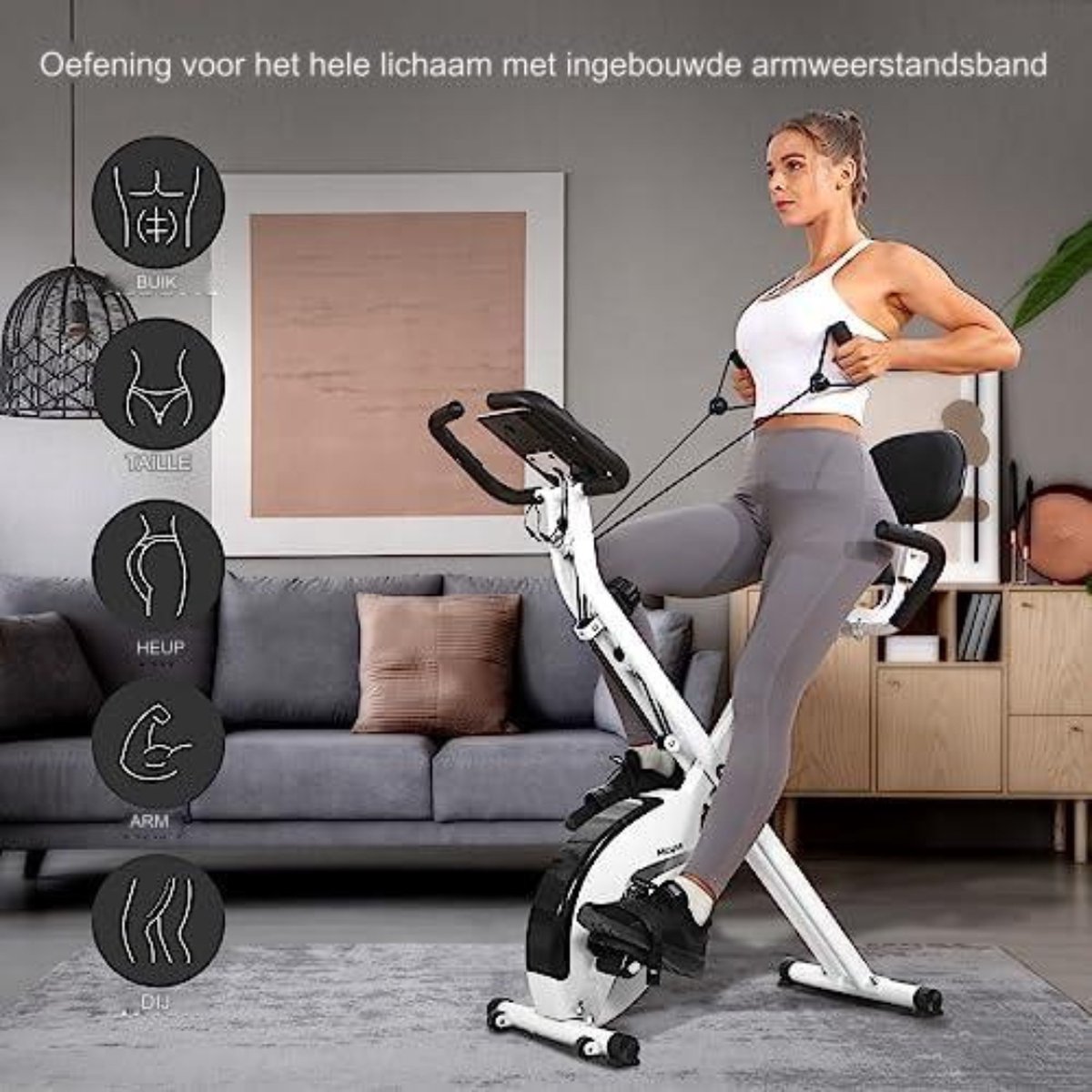 Hometrainer Fiets - Hometrainer Fitness - afbeelding 3