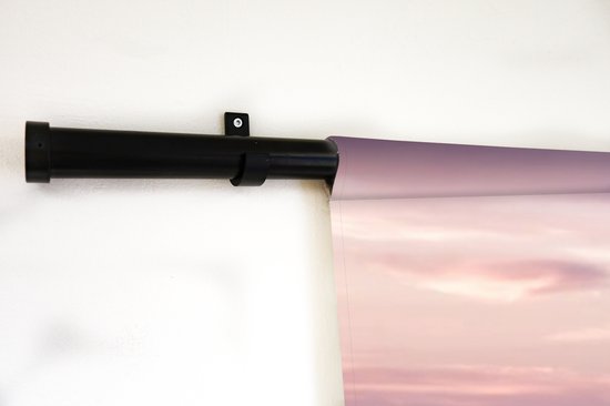 Wandkleed - Wanddoek - Lavendel - Paars - Bloemen - Natuur - 120x90 cm - Wandtapijt