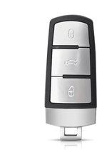 XEOD Autosleutelbehuizing - sleutelbehuizing auto - sleutel - Autosleutel geschikt voor: Volkswagen Passat 3 Knops