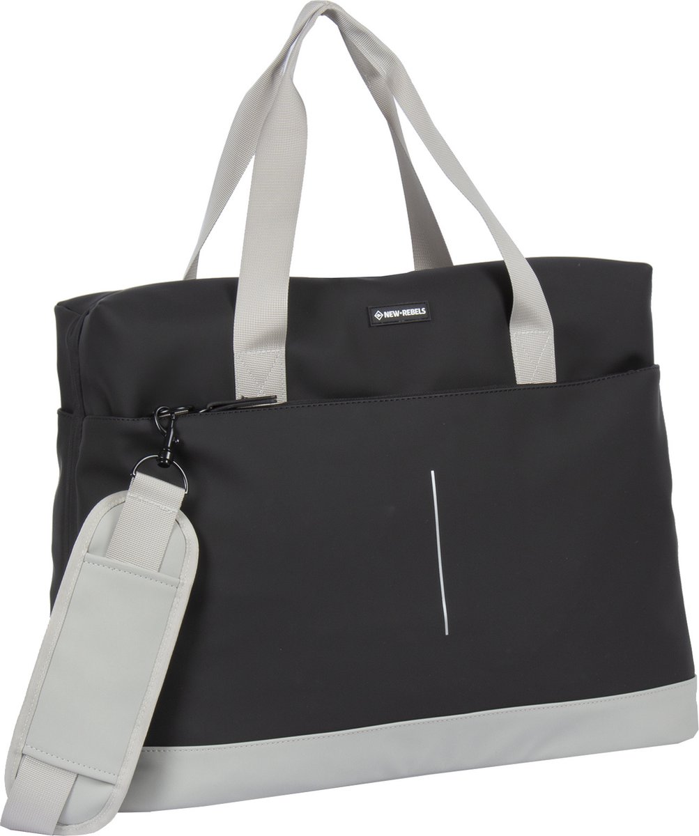 Julan Canton weekendtas-sporttas-shopper zwart