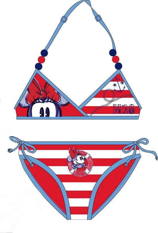 Disney Minnie Mouse Bikini - Rood - Maat 110/116