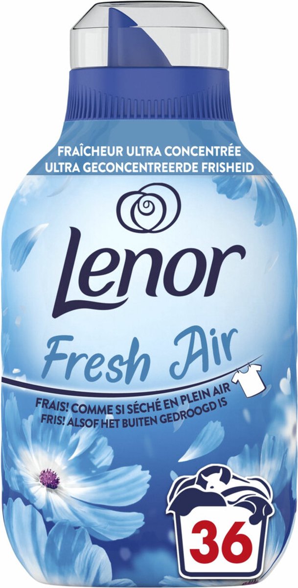 Goedkoopste Lenor Wasverzachter Fresh Air Ochtendfris 36 Wasbeurten 504 ml