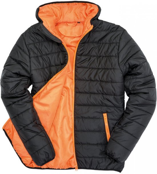 Jas Heren S Result Lange mouw Black / Orange 100% Polyester