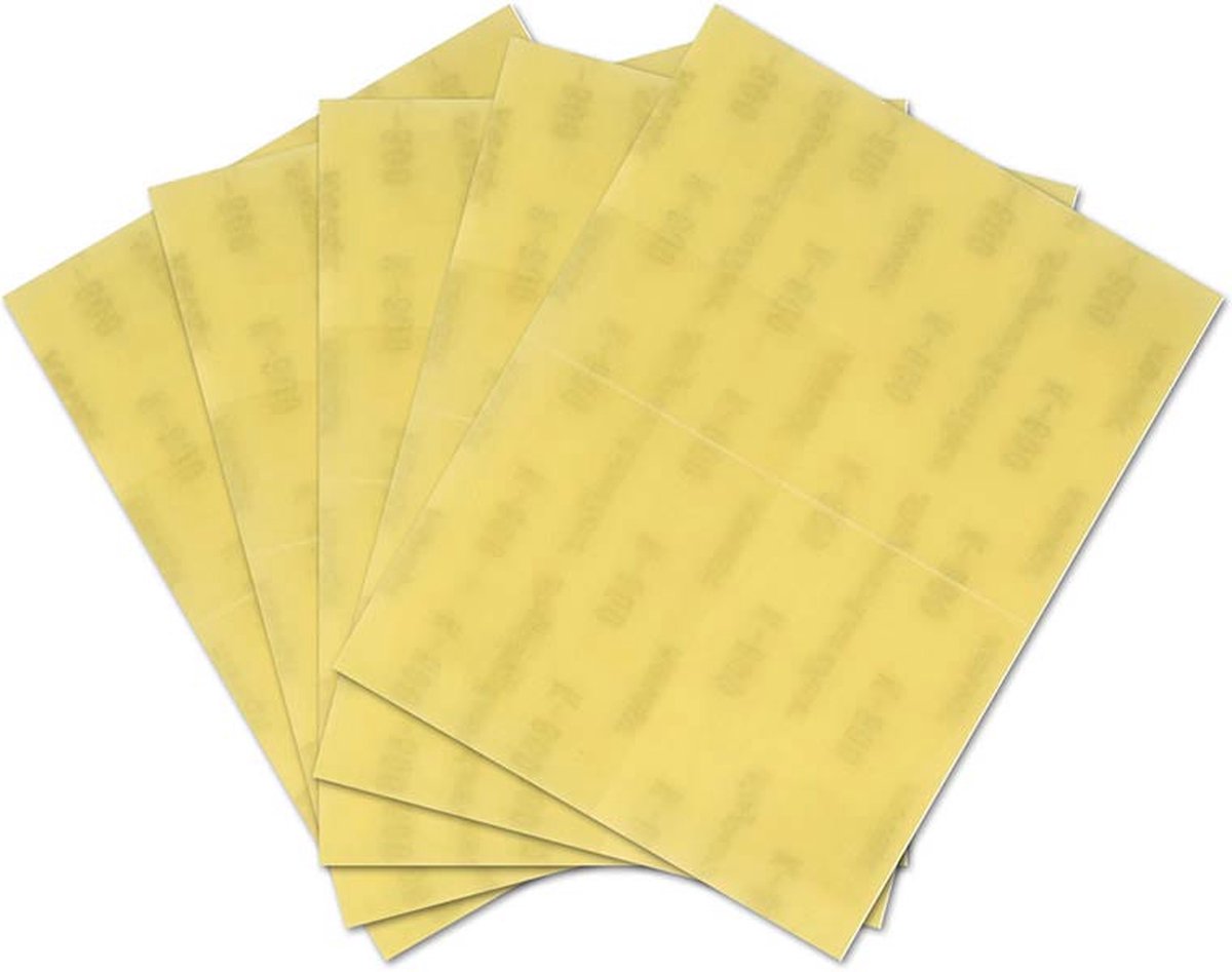 Kovax Assilex ST Latex Schuurvellen – 130 x 170 mm – Set van 5 stuks K800