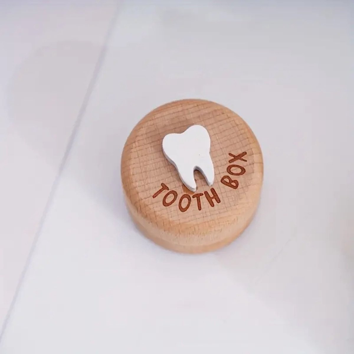 Goedkoopste Tandendoosje / Houten doosje voor tandjes / Tanden opbergdoosje / Tand eruit / Cadeau / Tandenfee