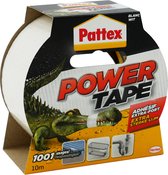 Pattex Power Tape 10 m Wit | Power Ducktape Voor Universeel Gebruik | Waterdichte & Extreem Sterk | Premium Grip Ducktape.