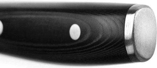 SANMUZUO Netmes 18 cm, Damascus VG-10 stalen keukenvismes, ultrascherp uitbeenmes met volledige zijde handvat van hars, groen, serie LA-S9