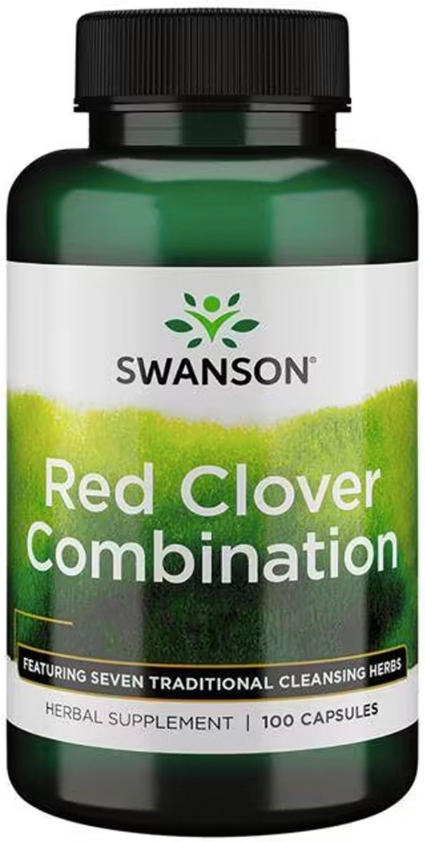 Goedkoopste Swanson - Rode klaver bloesem, Paardebloem wortel, Echinacea purpurea, Zoethoutwortel, Stekelige Asschors, Sarsaparillawortel & Gele dokwortel - 100 capsules