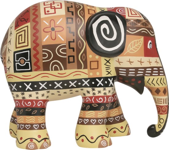 Elephant Parade - Golden Hour - Handgemaakt Keramieken Olifanten Beeldje - 15cm